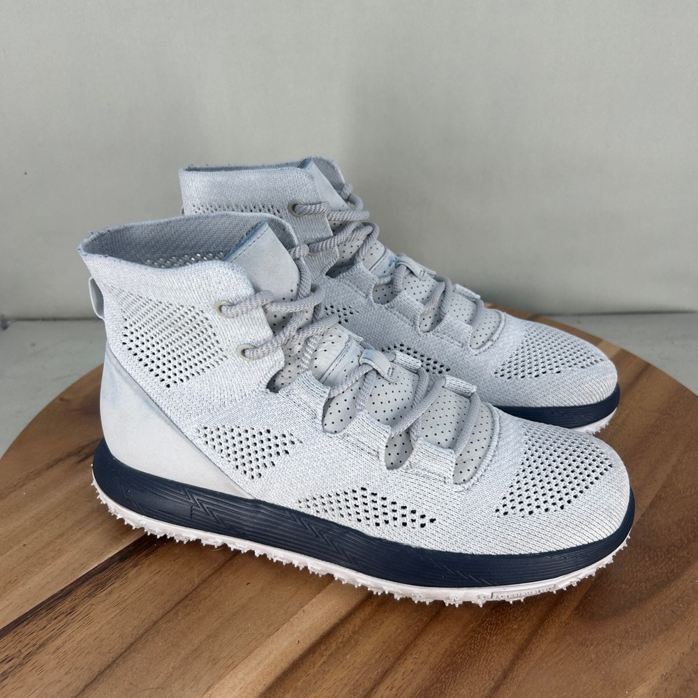 Under Armour RLT Fat Tire Boot Gray White 1307135-100 Mens 8 Knit Comfort